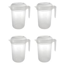 Kit 4 Jarras De Suco Água 4l Graduada Atacado Hotel Pousada Kit 4 Jarras De Suco Água 4l Graduada Atacado Hotel Pousada