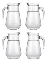 Kit 4 Jarras De Vidro 780ml Para Água Suco Bar Restaurante Kit 4 Jarras De Vidro 780ml Para Água Suco Bar Restaurante