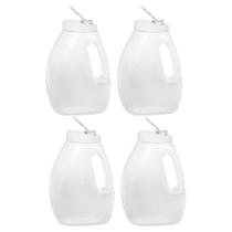 Kit 4 Jarras Para Água Sucos 3,2 Litros Plástico 15x17x12 Cm