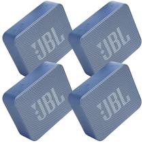 Kit 4 JBL GO Essential Azul Caixa de Som Bluetooth À Prova D'água