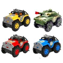 Kit 4 Jeeps Cambalhota Infantil Carrinho 4x4 Sobe na Parede Kit 4 Jeeps Cambalhota Infantil Carrinho 4x4 Sobe na Parede