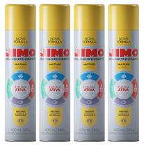 Kit 4 Jimo Desengordurante Multiuso 400ml Limpeza Pesada