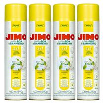 Kit 4 Jimo Limpa Box & Banheiro 400ml Espuma Ativa Citrus