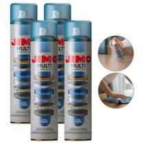Kit 4 Jimo Multi Superfícies 400ml Limpa Vidro Plástico Laminado
