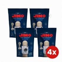 Kit 4 Jimo Pastilhas 20g para Máquinas de Lavar Roupa Remove Resíduos Sem Cloro Com 2 Unidades 20g cada