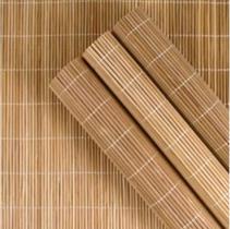 Kit 4 Jogo Americano Bambu Natural Retangular Kit 4 Jogo Americano Bambu Natural Retangular