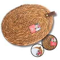 Kit 4 Jogo Americano em Palha Totora Para Mesa de Jantar Sousplat 30x23cm Kit 4 Jogo Americano em Palha Totora Para Mesa de Jantar Sousplat 30x23cm