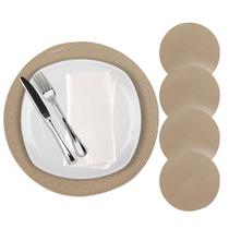 Kit 4 Jogo Americano Redondo Mesa Posta Sousplat Supla Cozinha 38 cm