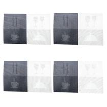 Kit 4 Jogo Americano Retangular Sousplat Mesa Jantar 45cm
