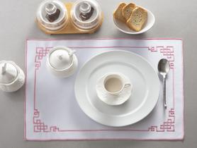 Kit 4 Jogos Americanos Bordado Celine 35x50cm Jolitex