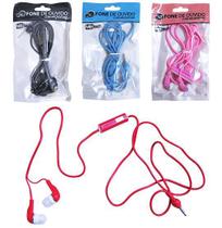Kit 4 jogos de fones de ouvido com microfone colors