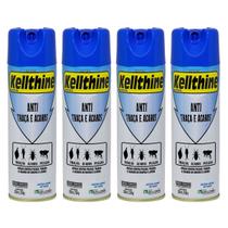 Kit 4 Kellthine Anti Traças Ácaros Em Roupas Livros 300ml