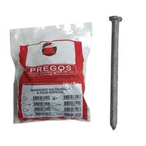 Kit 4 kg Prego Quadrado 3 Pol Galvanizado Para Barco Deck