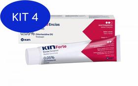 Kit 4 Kin Forte Pasta Dentifrícia 90 Gr - Pharmakin