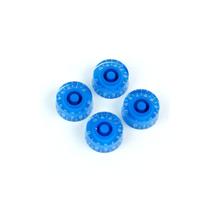 Kit 4 Knob Azul Velvet Guitarra Baixo Les Paul
