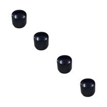 Kit 4 Knob Baixo Guitarra Metal Sem Parafuso KB01 Preto Kit 4 Knob Baixo Guitarra Metal Sem Parafuso KB01 Preto