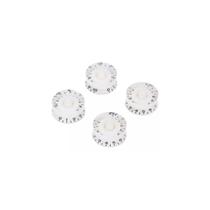 Kit 4 Knob Branco Guitarra Les Paul Baixo Velvet Pp-t44 Kit 4 Knob Branco Guitarra Les Paul Baixo Velvet Pp-t44