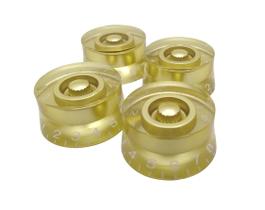 Kit 4 Knob PP-T44 Dourado Guitarra Les Paul SG Prs Kit 4 Knob PP-T44 Dourado Guitarra Les Paul SG Prs