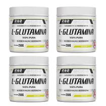 Kit 4 L-Glutamina 100% Pura em pó Sem Sabor 4x250g FNB Sports Nutrition Kit 4 L-Glutamina 100% Pura em pó Sem Sabor 4x250g FNB Sports Nutrition