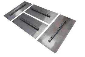 Kit 4 Laminas Alisador De Concreto Piso Polti 36 Pol 900 Mm