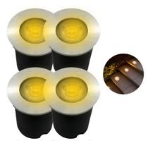 Kit 4 Lampada Balizador Para Jardim Iluminação Externa 1w Kit 4 Lampada Balizador Para Jardim Iluminação Externa 1w