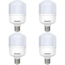 Kit 4 Lâmpada Bulbo Led Branco Frio 6500K 20W Bivolt Avant Kit 4 Lâmpada Bulbo Led Branco Frio 6500K 20W Bivolt Avant