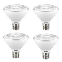 Kit 4 Lâmpada De Led Par30 9,9w 2700k Ip65 E27 Biv Taschibra Kit 4 Lâmpada De Led Par30 9,9w 2700k Ip65 E27 Biv Taschibra