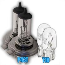Kit 4 Lâmpada Farol Halogena 12V H4 T10 Carros Automotivos Kit 4 Lâmpada Farol Halogena 12V H4 T10 Carros Automotivos