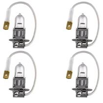 Kit 4 lâmpada h3 halógena 55w 12v