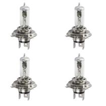 Kit 4 lâmpada h4 halógena 75/70w - 24v