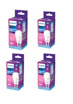 Kit 4 Lampada Led Bulbo Philips 11w(eq.75w) 6500k 1018l