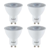 Kit 4 Lâmpada Led Dicróica 4,8w Gu10 2700k 4000k 6500k Avant