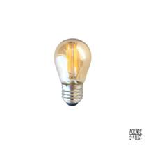 Kit 4 Lampada Led Filamento 4W Bolinha 2200K Quente E27