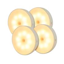 Kit 4 Lâmpada Luminária Sem Fio Recarregável USB Com Sensor de Movimento e Luminosidade Kit 4 Lâmpada Luminária Sem Fio Recarregável USB Com Sensor de Movimento e Luminosidade