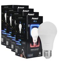 Kit 4 Lampada Pera Led Smart 10W Luz Quente/Fria Wi-Fi Alexa Echo Google Home - NEO AVANT