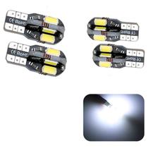 Kit 4 Lampada T10 Cambus 8 Led Canceller W5w Cadu Branco 12v Kit 4 Lampada T10 Cambus 8 Led Canceller W5w Cadu Branco 12v