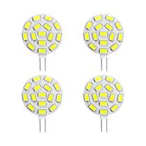 Kit 4 Lâmpadas 15 Leds G4 12V 24v Branco Frio Kit 4 Lâmpadas 15 Leds G4 12V 24v Branco Frio