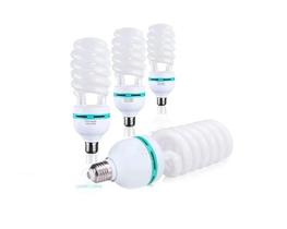 Kit 4 Lâmpadas 65W 220V Luz Branca Espiral Fluorescente E27 Kit 4 Lâmpadas 65W 220V Luz Branca Espiral Fluorescente E27