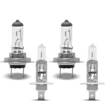 Kit 4 Lâmpadas Automotiva H7 + H1 4300k Amarelo 55w 12v Kit 4 Lâmpadas Automotiva H7 + H1 4300k Amarelo 55w 12v