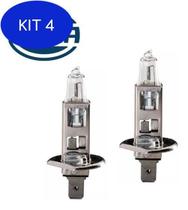 Kit 4 Lampadas Do Farol Baixo/ Alto H1 Mb Sprinter 412 D 00