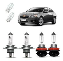Kit 4 Lâmpadas Halogena Amarela Gm Cruze 2011 À 2014