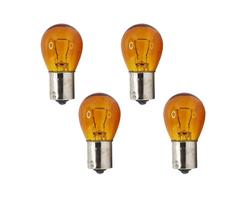 Kit 4 lampadas laranja pisca 1 polo 1141 12v 21w halogena