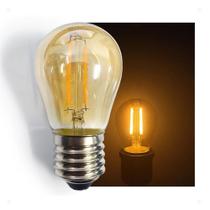 Kit 4 Lâmpadas LED Bolinha Filamento Retrô Vintage 2G 1,8W E27 Bivolt 2300K - CTB Kit 4 Lâmpadas LED Bolinha Filamento Retrô Vintage 2G 1,8W E27 Bivolt 2300K - CTB