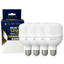 Kit 4 Lâmpadas Led Bulbo 50w E27 Branco Frio Inmetro Luminarte Kit 4 Lâmpadas Led Bulbo 50w E27 Branco Frio Inmetro Luminarte