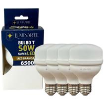 Kit 4 Lâmpadas Led Bulbo 50w E27 Branco Frio Inmetro Luminarte Kit 4 Lâmpadas Led Bulbo 50w E27 Branco Frio Inmetro Luminarte