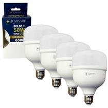Kit 4 Lâmpadas Led Bulbo 50w E27 Branco Frio Inmetro Luminarte Kit 4 Lâmpadas Led Bulbo 50w E27 Branco Frio Inmetro Luminarte