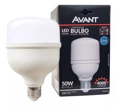 Kit 4 Lâmpadas Led Bulbo Compacta 50w Biv Luz Branca Avant