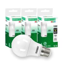 Kit 4 Lâmpadas Led Bulbo Tkl 15w Taschibra E27 Bivolt 4000k Luz Neutra Kit 4 Lâmpadas Led Bulbo Tkl 15w Taschibra E27 Bivolt 4000k Luz Neutra