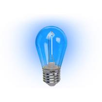 Kit 4 Lâmpadas LED Filamento Foxlux Azul 1W E27 127V IP44 8,5lm Decorativa para Varal de Luz, Festas e Jardins Kit 4 Lâmpadas LED Filamento Foxlux Azul 1W E27 127V IP44 8,5lm Decorativa para Varal de Luz, Festas e Jardins