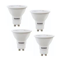 Kit 4 Lâmpadas LED Taschibra Dicroica TDL 50 MR16 7W GU10